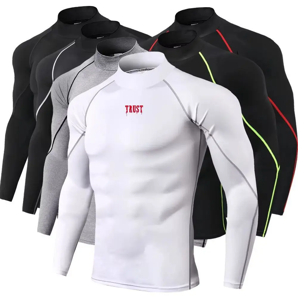 Quick Dry Underwear - Men Sport T-shirt Quick Dry Bodybuilding