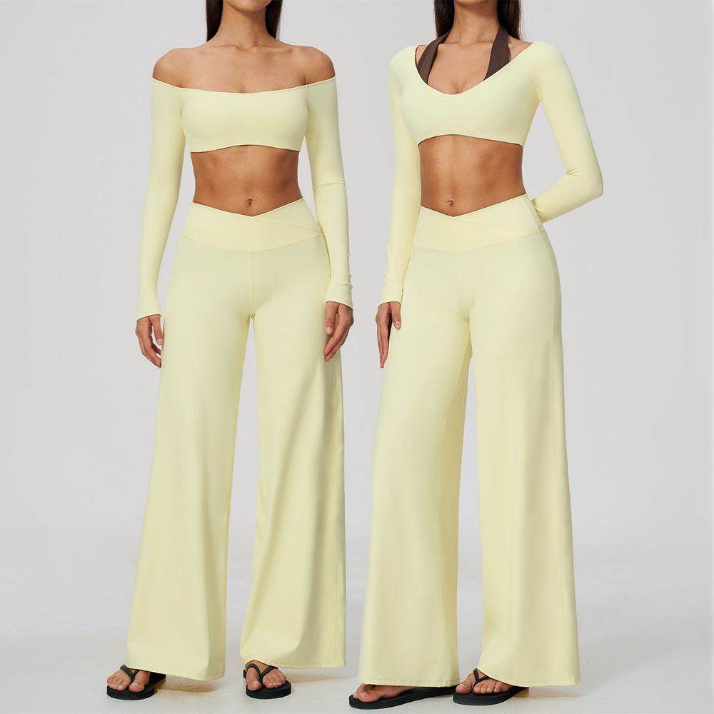 Compression Long Pant - 2 Piece Women Tracksuit Fitness Set