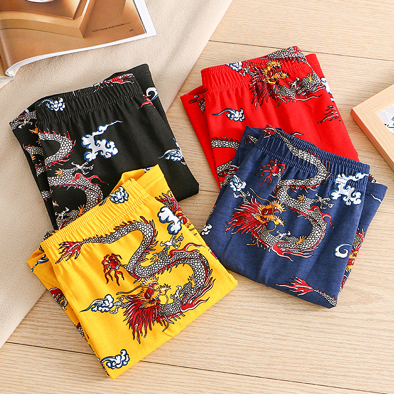 Dragon Print Men Breathable Co - Boxer Brief Pack Cotton review and price