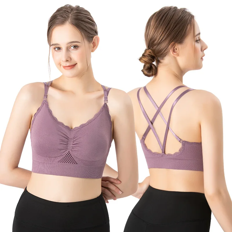 Sports Bra Lace Mesh Breathabl - Quick Dry Underwear review and price