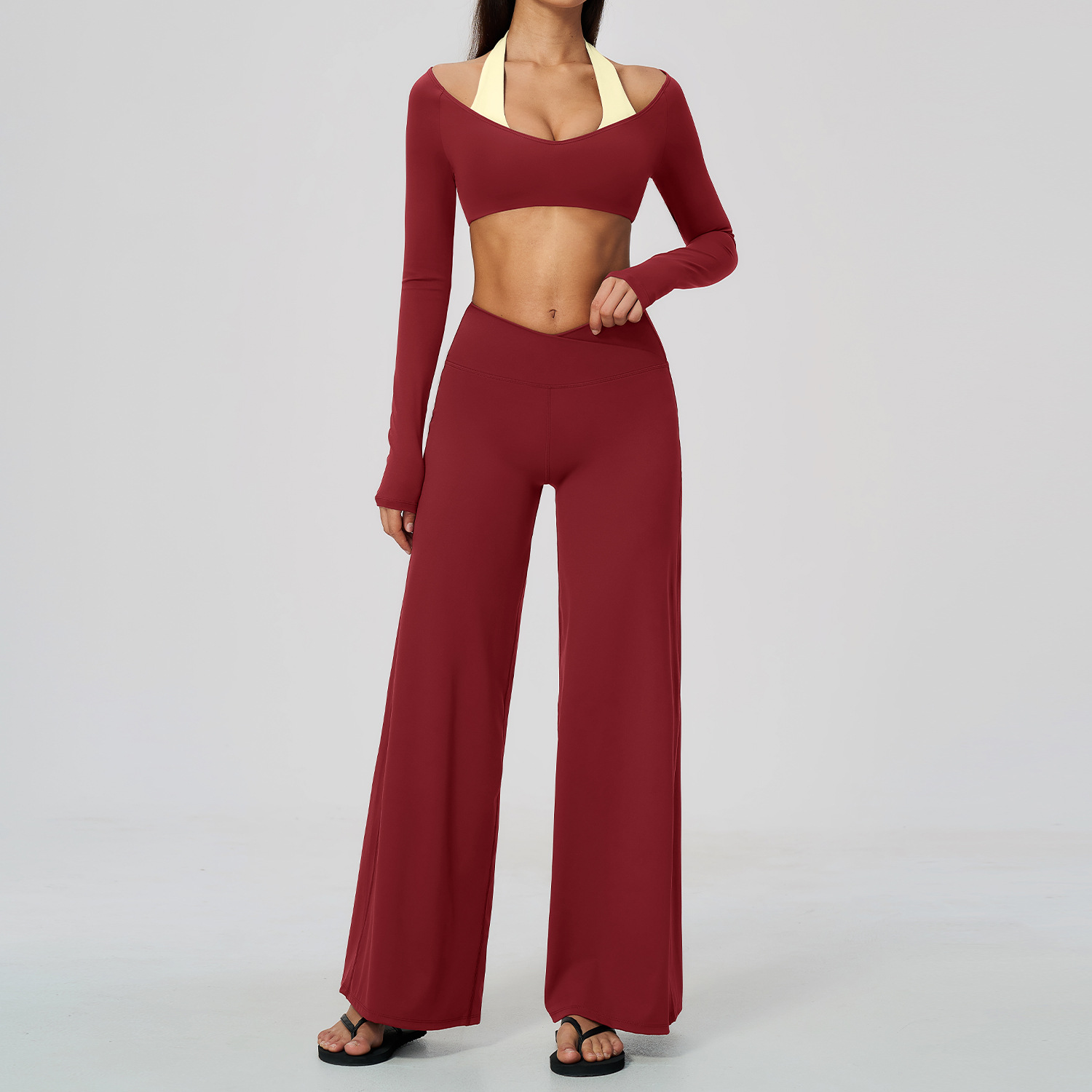2 Piece Women Tracksuit Fitnes - Compression Long Pant review and price