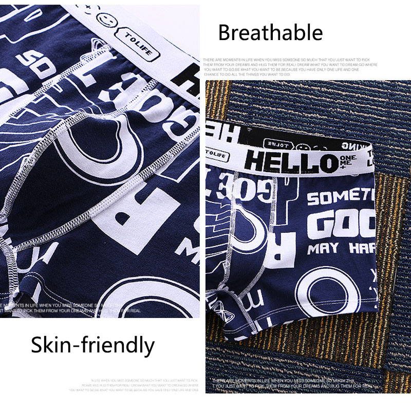 Men Panty Two Pack Printing Fl - Boxer Brief Pack Cotton review and price